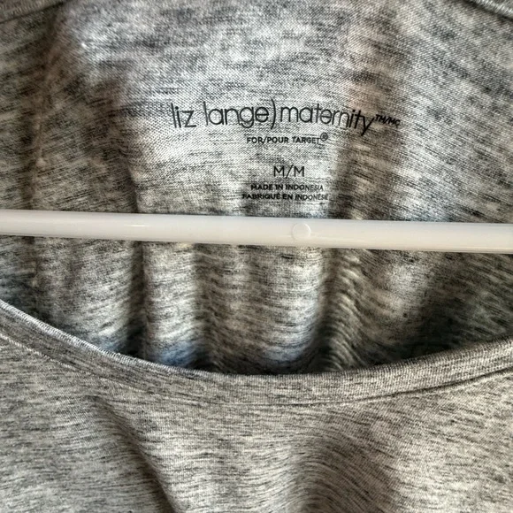 Liz Range Grey Maternity Dress 3/4 sleeves Midi length size Medium - Picture 3 of 9